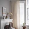 Jing Ga Spliced Floral Semi-Sheer Rod Pocket Curtain