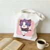 Love and Deepspace Cartoon Happy Rafayel Qiyu Canvas Tote Bag 30x35/35x40CM Anime Cosplay Everyday Shoulder Bag for Fan Gifts