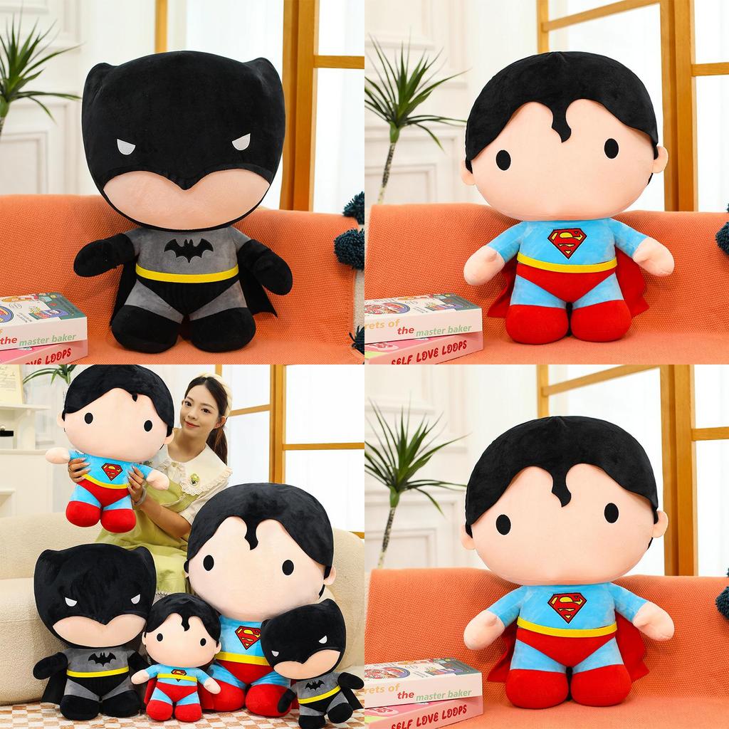 Superman Batman Peluche Edizione da Collezione Regalo per Bambino e Fan