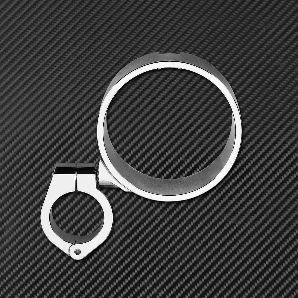 Motorcycle Speedometer Relocation Bracket 39MM Side Mount Odometer Mounting Bracket Fit for Harley Dyna 1993-2005 Sportster XL883 X1200 1993-2023