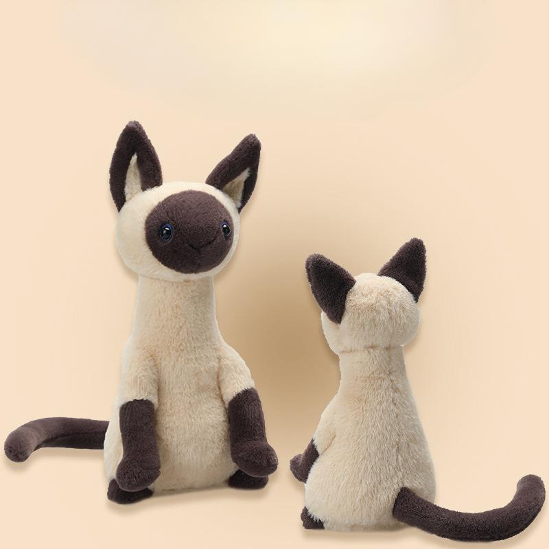 Weiches Plüschtier Kuscheltier Geburtstagsgeschenk Katzenpuppe