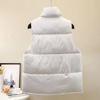 Casual Fashion All-match Down Cotton Vest Women's Loose Large Size Thickened Ladies Vest
