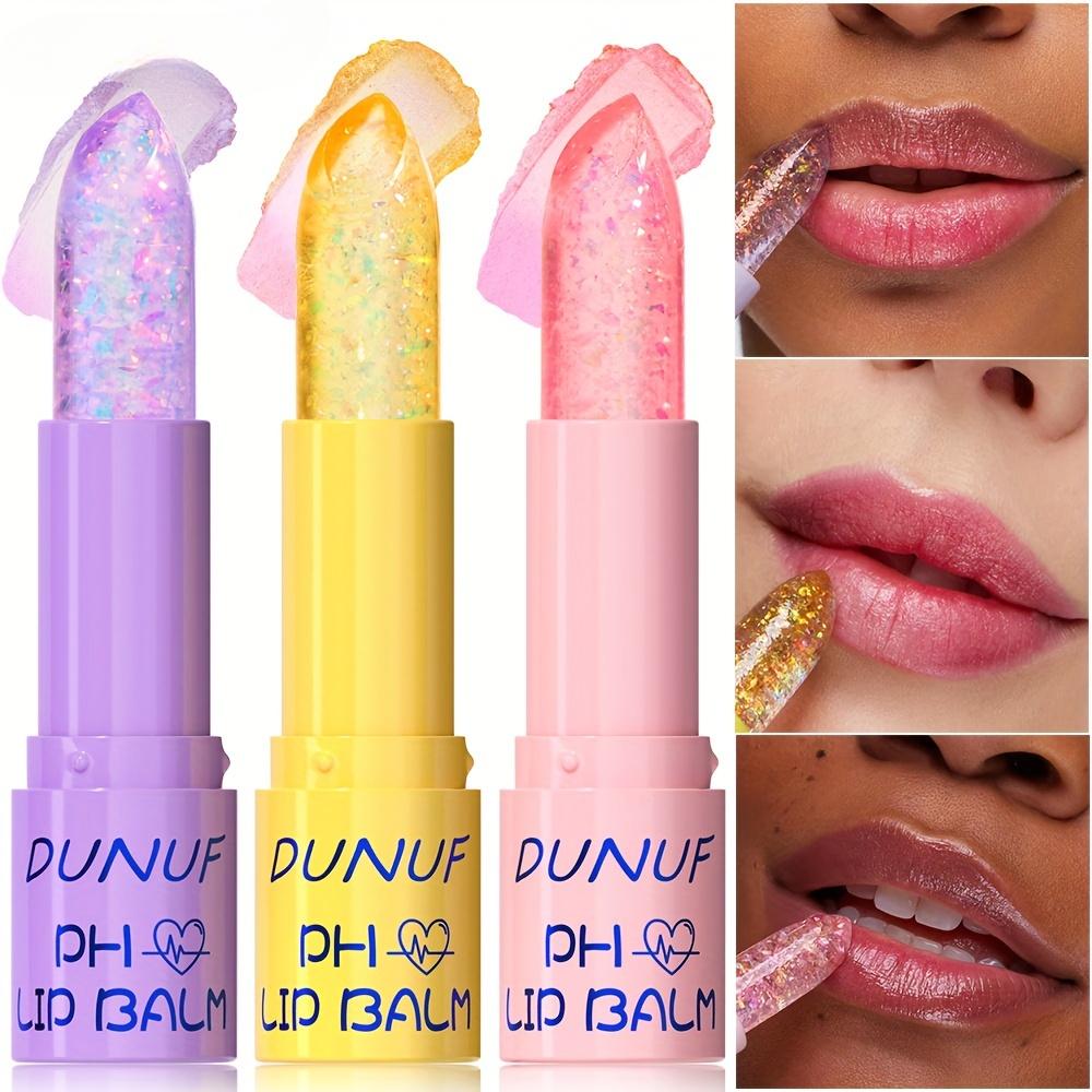 PH Lip Balm Moisturizing Tinted Lip Paste Glossy Finish with Mixed Color System Lip Oil Lightweight Hydrating Lipstick Complexion Enhancing Lip Gloss