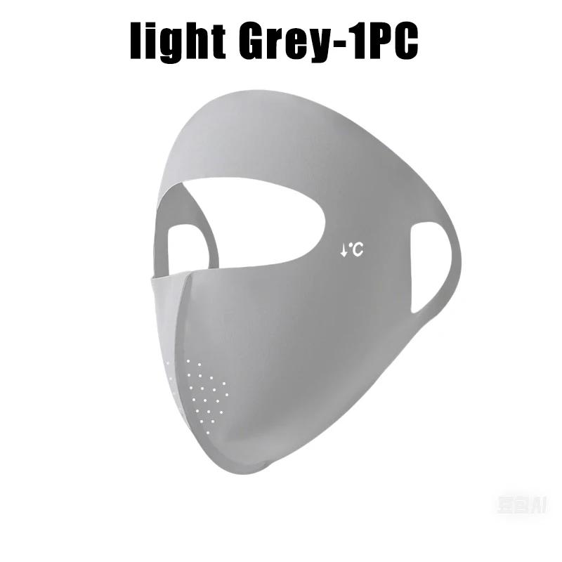 

Women s Summer Ice Silk Full Face UV Protection Sunscreen Mask Non-Traceable Breathable Thin Shade Veil Comfortable Daily Use