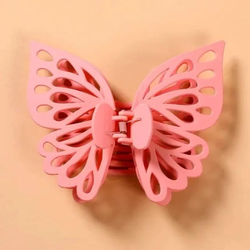 Fashion Butterfly Hair Claw for Women Elegant Geometric Grab Clips Back Head Hairpin Acrylic Barrettes Girls Hair Accessories