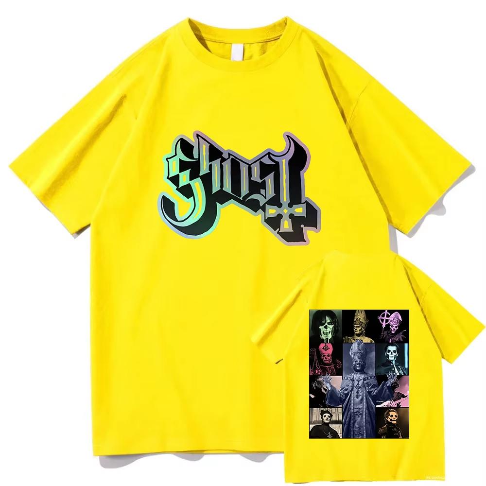 GHOST SKELETÁ T Shirt 2025 New Album Fashion Men/Women Harajuku Graphic T-Shirt Unisex High Quality Aesthetic Cotton Tees Shirts