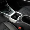 Silver Interior Water Cup Holder Frame Cover Trim Fit For Toyota RAV4 2019-2022