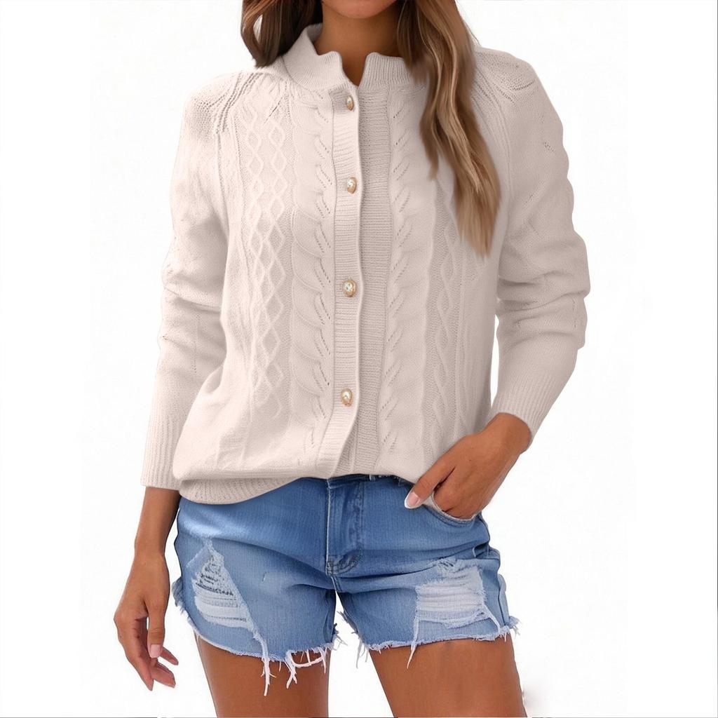 Fashion  Vintage Knit Sweater Cardigan Coat For Women
