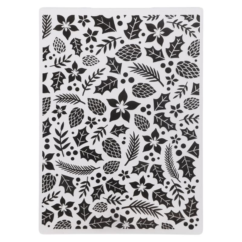 

Крафтовая штамповочная пластина для проектов ручной работы Прочный пластик Текстура Художественный инструмент 1