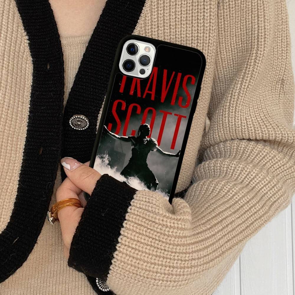 

T-Travis S-ScottS Singer For IPhone 17 16 15 14 13 12 11 Pro Max Plus Shockproof PC+TPU Phone Back Cover iPhone 13