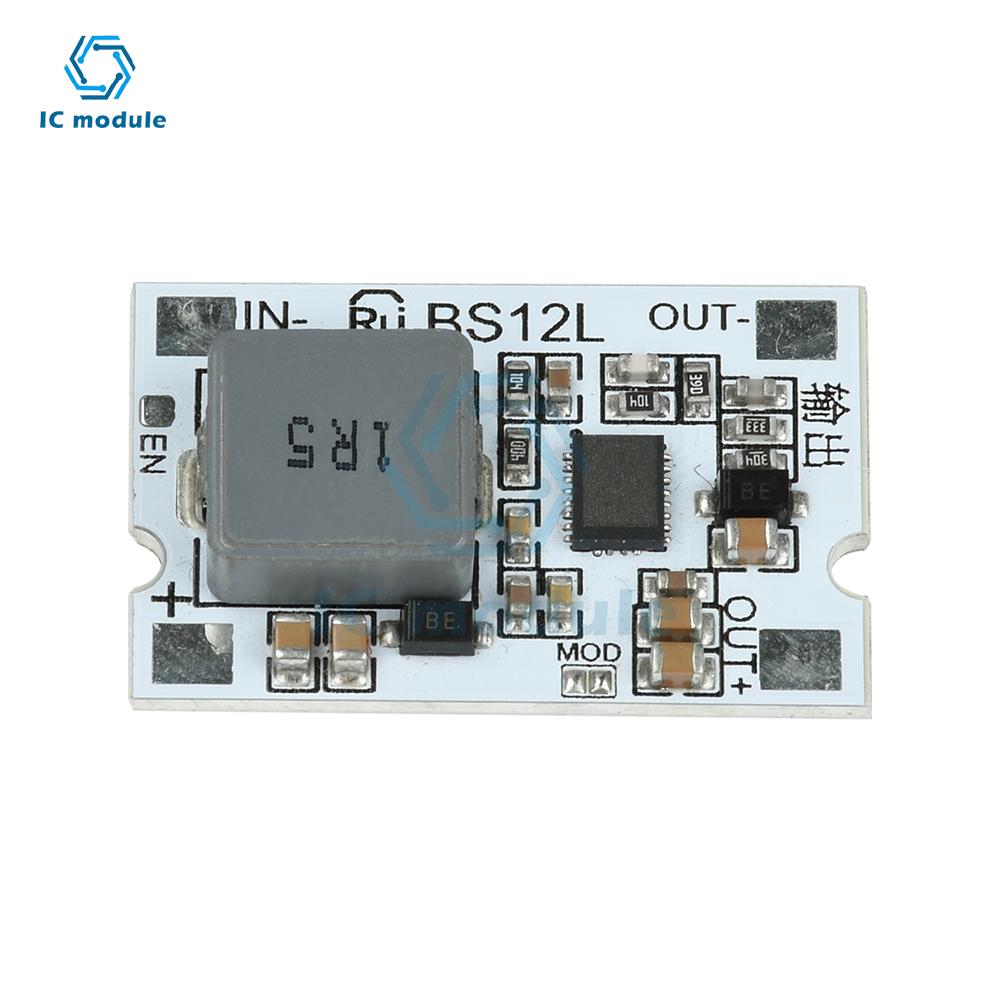 DC-DC Boost Converter Module 2.7-11V To 5V/12V 10 Mini Step-Up Board with Short Circuit Protection for Diverse Electronic Device