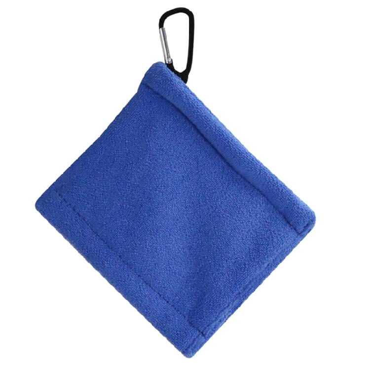 Golf Wipe Cloth Cleaner Microfiber Golf Ball Cleaning Towel with Carabiner Hook