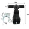 Elastic Stainless Steel Rubber Hood Catch 4 9 Inch T Handle Draw Latch
