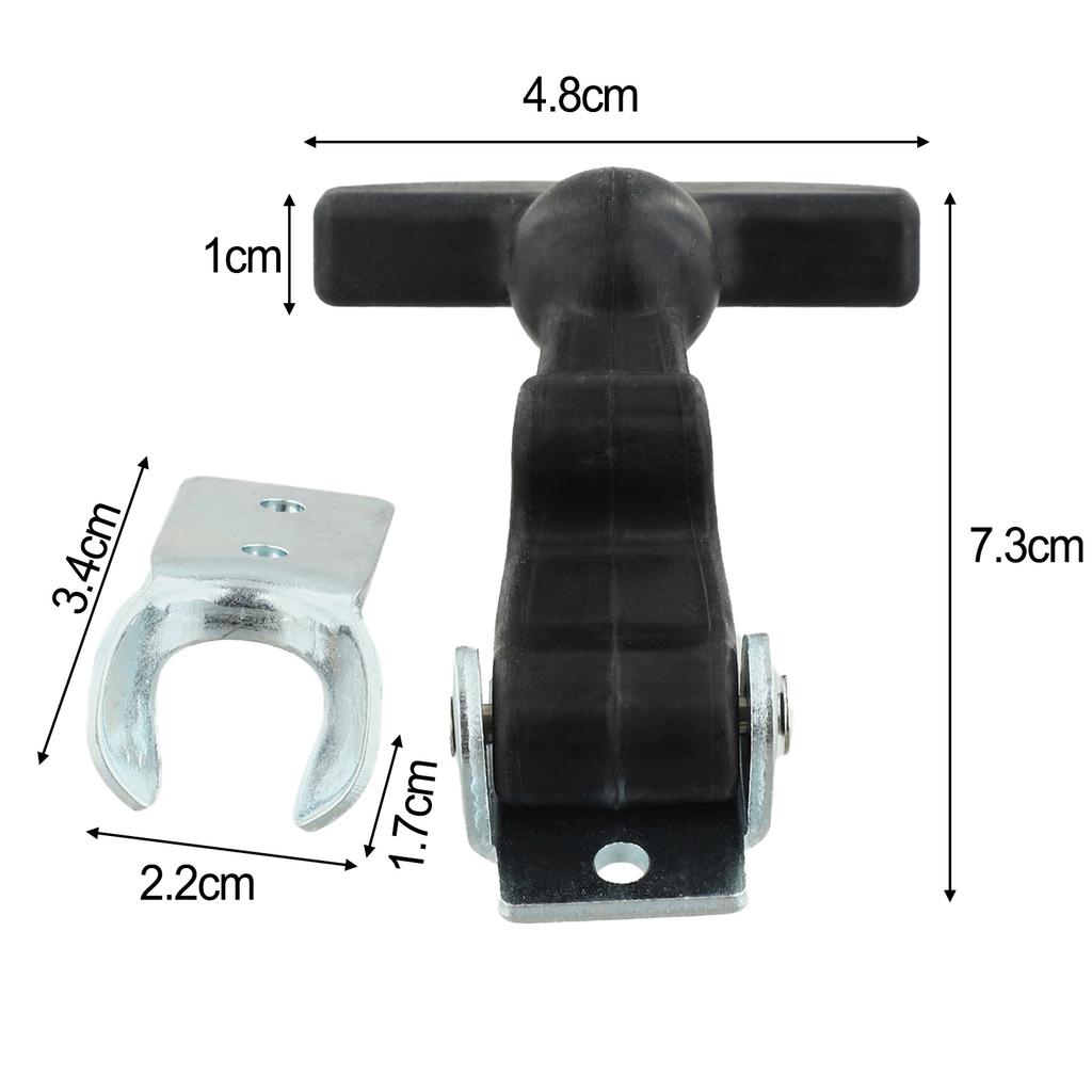 Elastic Stainless Steel Rubber Hood Catch 4 9 Inch T Handle Draw Latch
