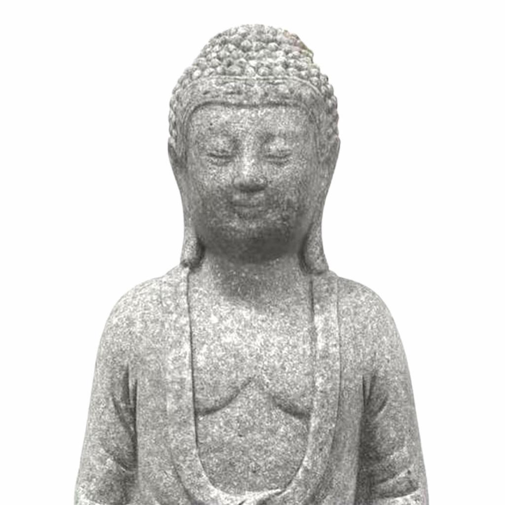 Buddha Statue Hand Carved Buddhism Decorative Figurine Buddha Sculpture for Living Room Home Shop Tabletop Indoor Outdoor