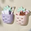 Pineapple Wall Hanging Storage Box Non-punching Holder Stand Rack Washing Storage Box Multi-functional Cosmetics Storage Basket