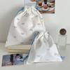 Multifunctional Drawstring Bag Cosmetic Bag Bows Makeup Bag Portable Storage Pouch Gift Pouch Small Storage Bag