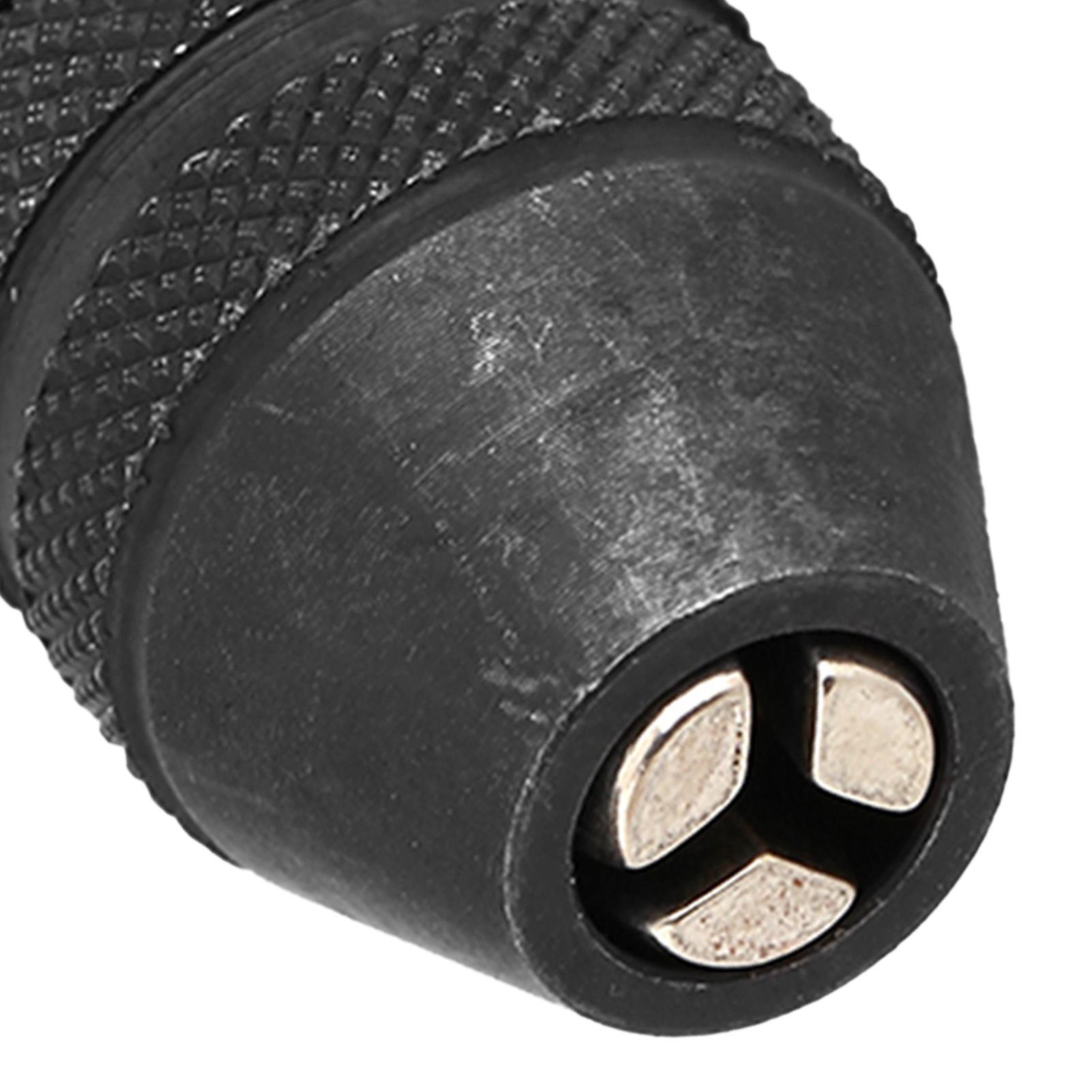 

1 4in Keyless Drill Bit Chuck Hex Shank Adapter Converter Quick Change 0.3‑3mm SG