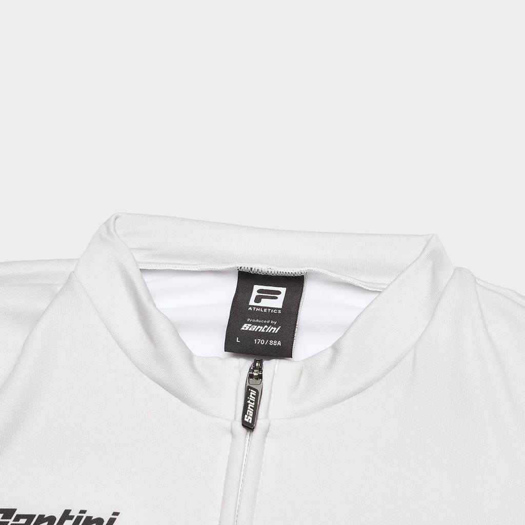 FILA Comfortable Slim Fit Stand Collar Long Sleeve Jacket Women jackets White A11W448504F-LK