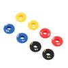 8Pcs Tennis Racquet Vibration Dampener Rubber 4 Colors Tennis Shock Buffer for Practices Performances