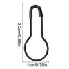 1000Pcs Gourd Shape Safety Pin Metal Knitting Locking Marker Clip Clothing Label Fastener Pin for Stitching Sewing Craft