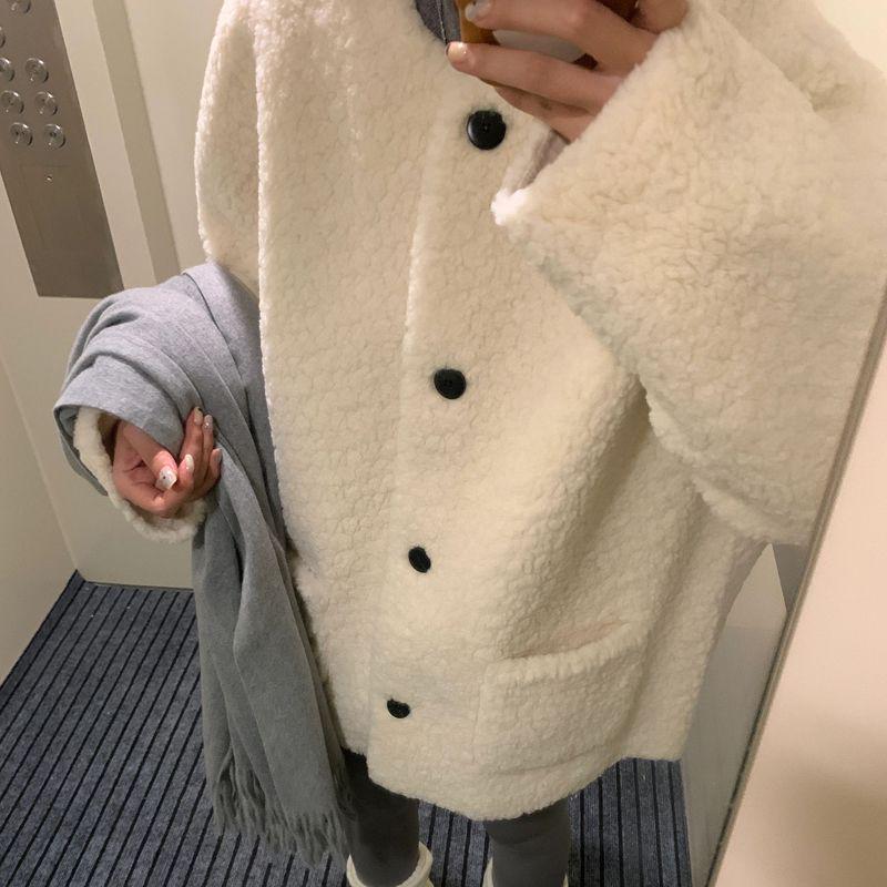 Korean Sweet Girl Wool Coat - Cozy, Versatile, and Perfect for Students in Autumn and Winter