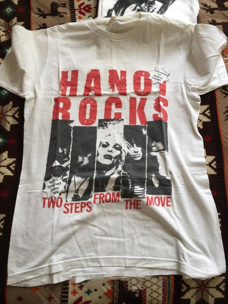 Vtg Hanoi Rocks Two steps from the move T-shirt All Size S to 5XL NZ283 Unisex T-Shirt S