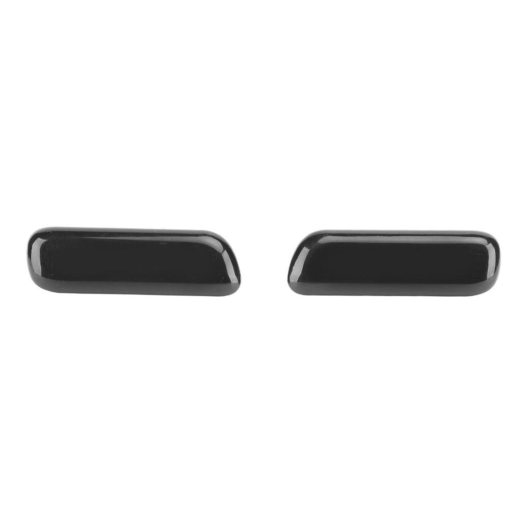 Pair of Headlight Washer Nozzle Cover Cap Crack Resistant Seamless Fit 8264A027 for Pajero Shogun 2006 To 2019