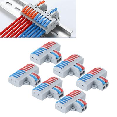 Lever Wire Connector Wire Connector Lever Wire Connector 2 In 10 Out Quick Connect Electrical Wire Connectors for Lighting