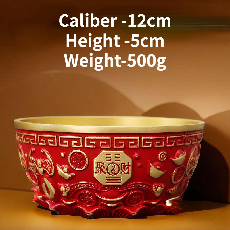 Fengshui Reiner Kupfer Schatzschale Reichtum Sammeln Feng Shui Reichtumsanziehung Heimgebrauch Shen Wansan Wohnzimmer Dekoration