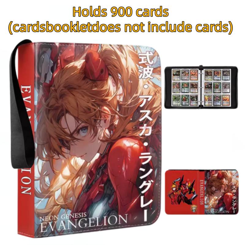 400pcs/900pcs EVA Card Neon Genesis Evangelion Card Album Book Folder Anime Collections Zipper Cards Binder Holder Toy Gift