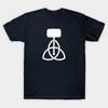 Herren Schwarzes T-Shirt mit Aufdruck Mjölnir No-Cut Transferpapier Druck Baumwoll-T-Shirt