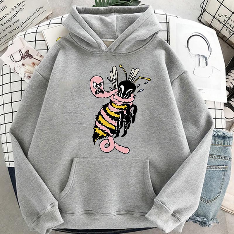 

Толстовка с капюшоном Beabadoobee Beatopia с карманом, удобная флисовая толстовка с длинными рукавами, одежда в стиле Харадзюку, повседневная толстовка с капюшоном, уличный стиль, топы XS