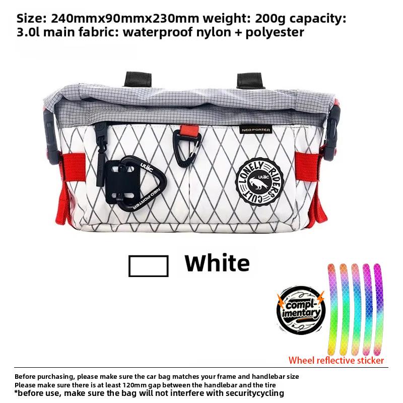 ULAC Multifunctional Bicycle Charter Bag Portable Large Capacity Mountain Bike Riding Leisure Bag Cycling Handlebar Bag