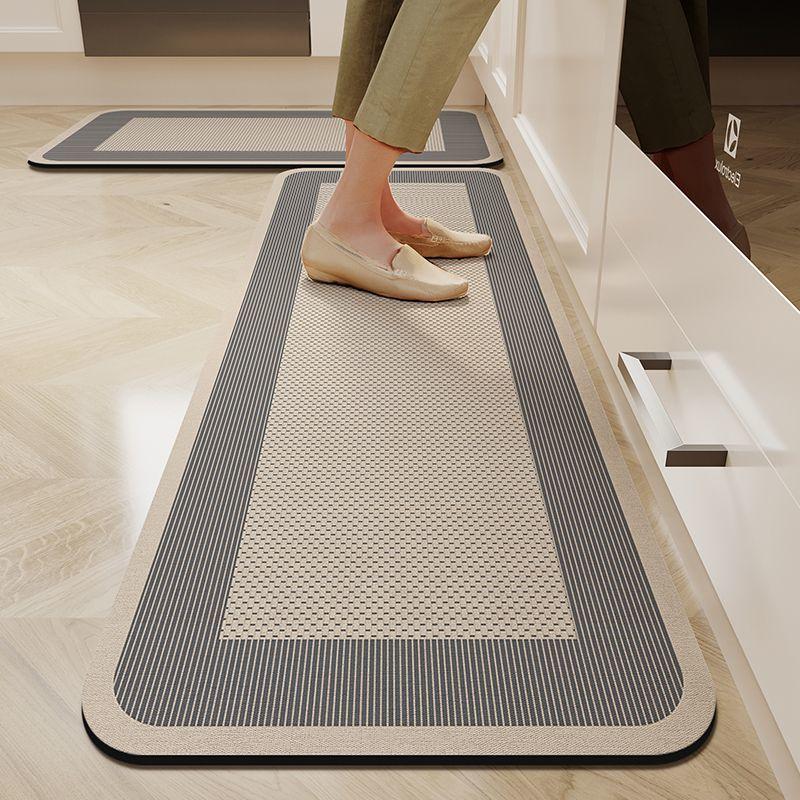 1/2PC Wabi-Sabi Kitchen Floor Mat Non-Slip And Oil Resistant Carpet Diatomaceous Mud Absorbent Foot Mat Home Decoration