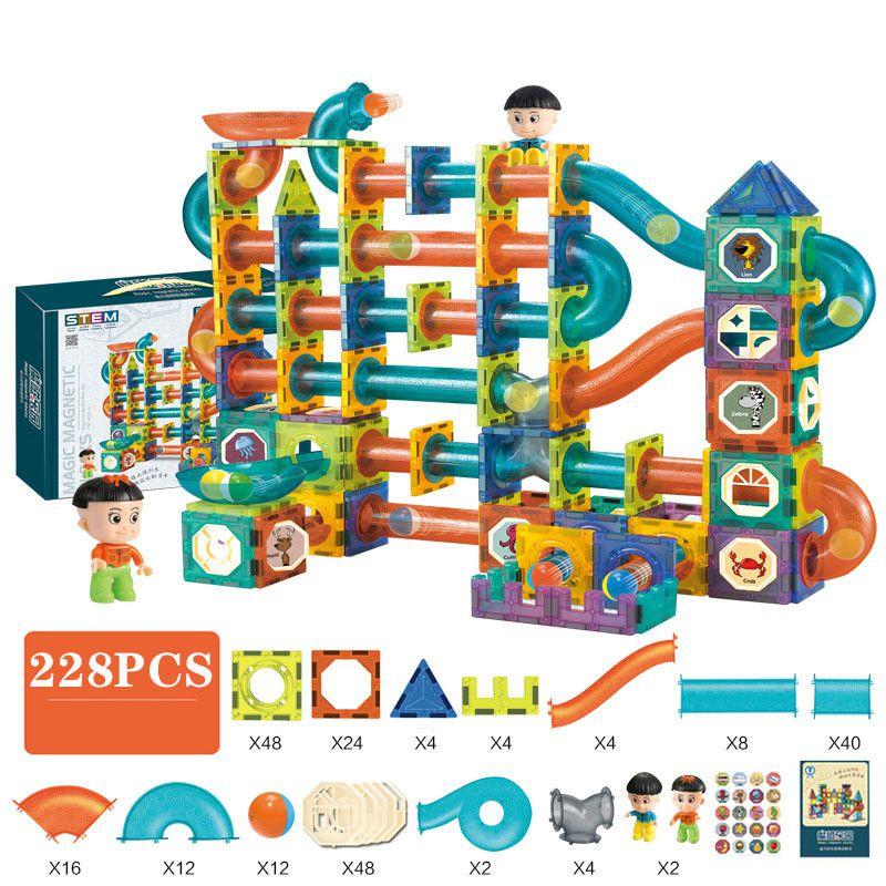 Magnetic Lighting Building Blocks With Multicolor Educational Design**