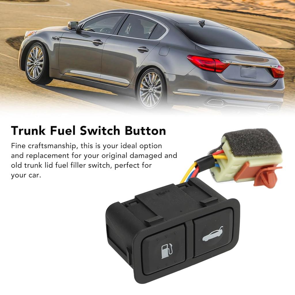 Trunk Lid Switch Trunk Lid and Fuel Filler Door Switch Assembly 937003S000 Sturdy Trunk Fuel Door Opener Button Replacement for Sonata 2011 To 2014