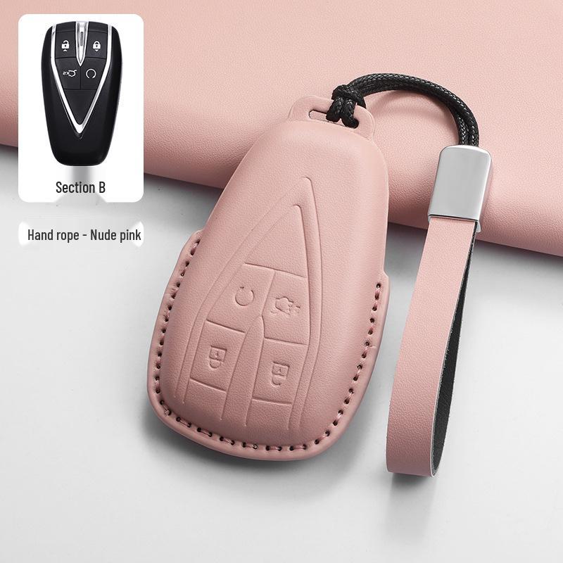 Changan CS75Plus/CS55Plus, Yidong, Oshan X5/Z6 Car Key Cover (Black)