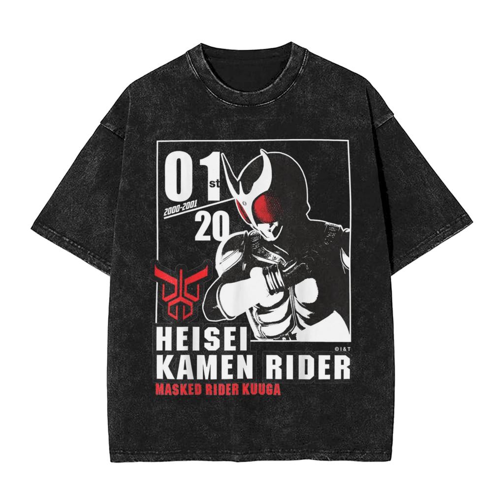 Kamen Rider Comic Cover Washed T Shirts Streetwear Hip Hop Vintage TShirt  Tee Shirt for Men Women 100 Cotton Street Graphic