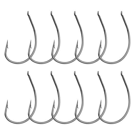 

10Pcs Loach Hook Sharp Strong Penetration Corrosion-resistant Anti-rust High Stability High Fish Rate 6