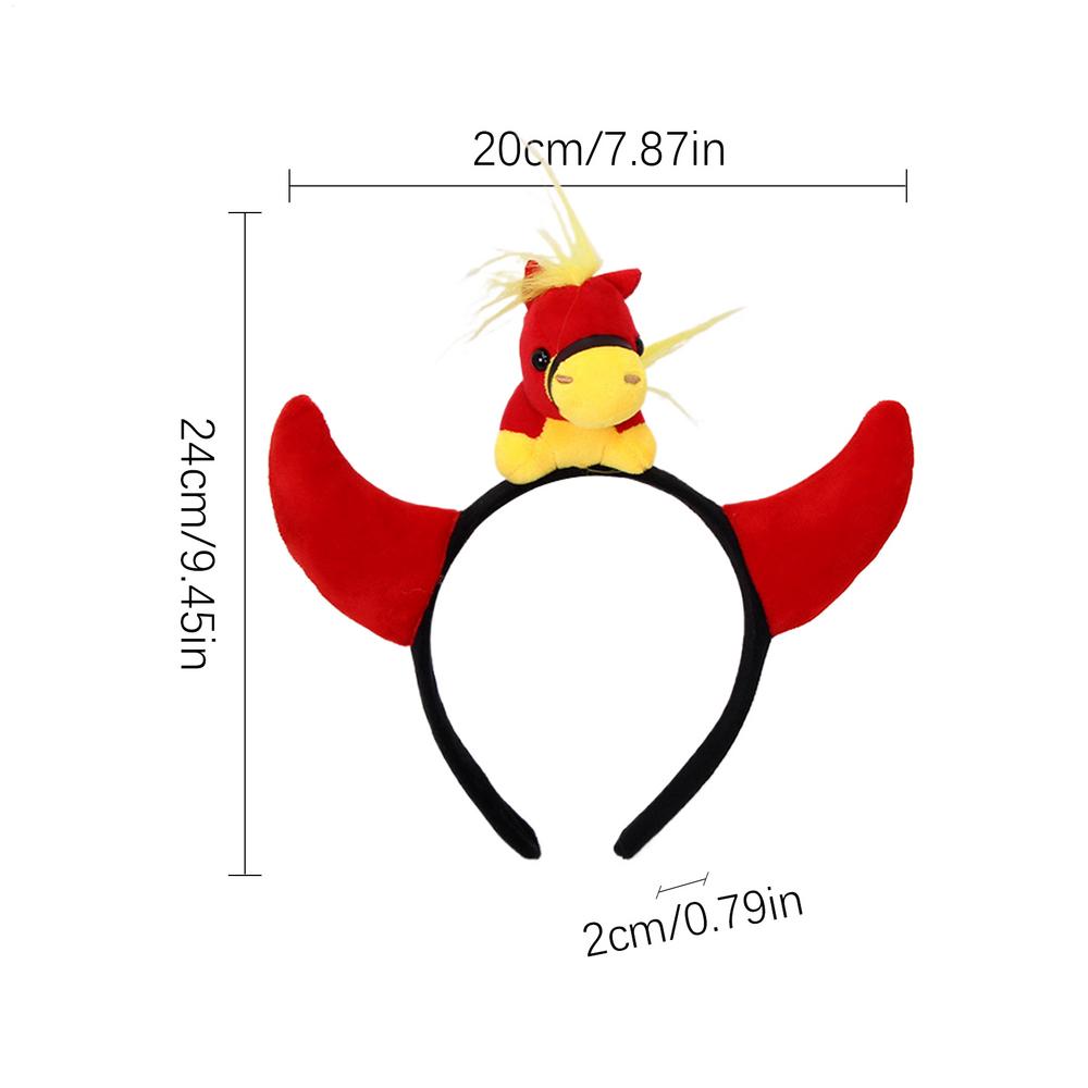 Cosplay Tierstirnbänder Lustig Niedlich Haarreif Kopfschmuck Tier Cosplay Kostüm Kopfschmuck für Weihnachten Karneval Themenparty
