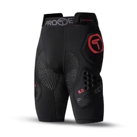T PROTECT Dirt Bike Gear MTB Full Length Impact Pants Adult Impact Shorts Mesh Ventilation CE Protective HD Gears Hip Protection M