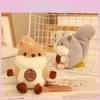 Squirrel Plush Keychain For Girls Boys Cute Animal Cartoon Accessories For School Bags