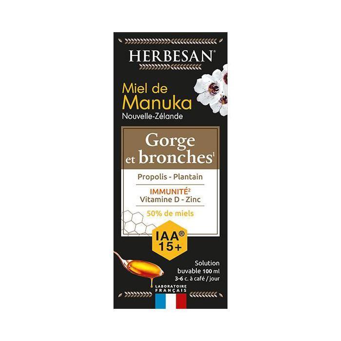 Herbesan Miel de Manuka Solution Buvable 100ml
