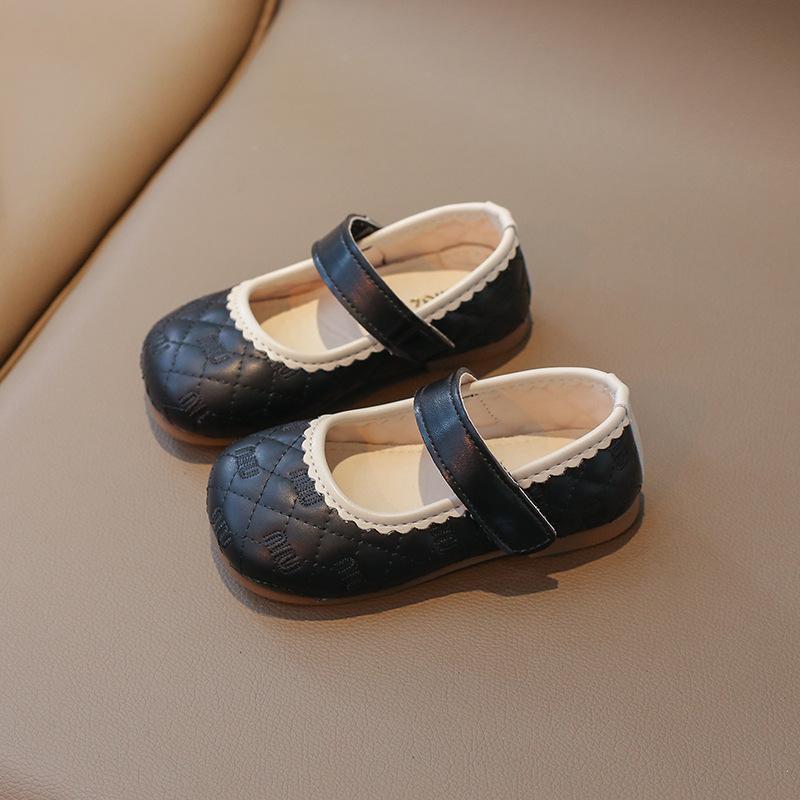 

2025 туфли для малышки, для девочки, для малыша, 0-1-2 и 3 лет, весенне-осенние, с мягкой подошвой, с квадратным вырезом, детские туфли-принцессы 21