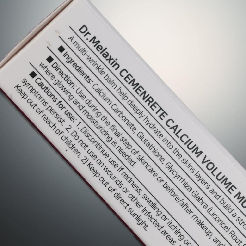 Dr.Melaxin Cemenrete Baume Multi-Usages Volumateur au Calcium - 9g