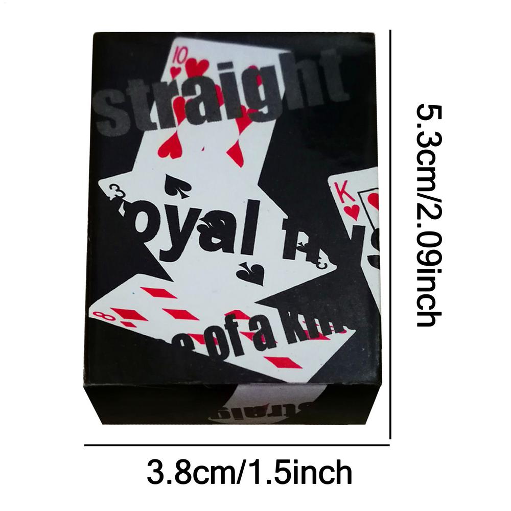 

Miniature Playing Cards Pocket-Sized Travel Poker Deck Portable Fun for Kids & Adults, Camping, Parties & Table Games