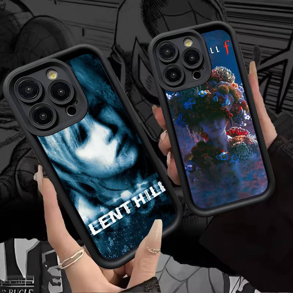 Silent H-Hill Horror Game Phone Case For IPhone 17 16 15 13 11 12 14 Pro Max Plus Silicone Cover Shell