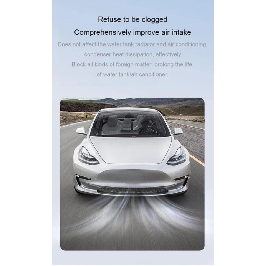 For Tesla Model 3 Highland Lower Bumper Anti Ect Net Anti Dust Proof Model Y Juniper Front Grille Mesh Cover Air Inlet Vent