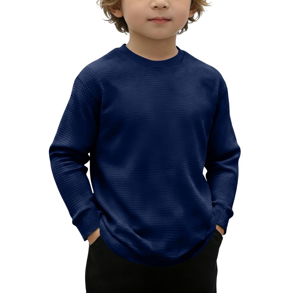 Children's Printed Long Sleeve O-Neck Top Daily Casual T-shirt